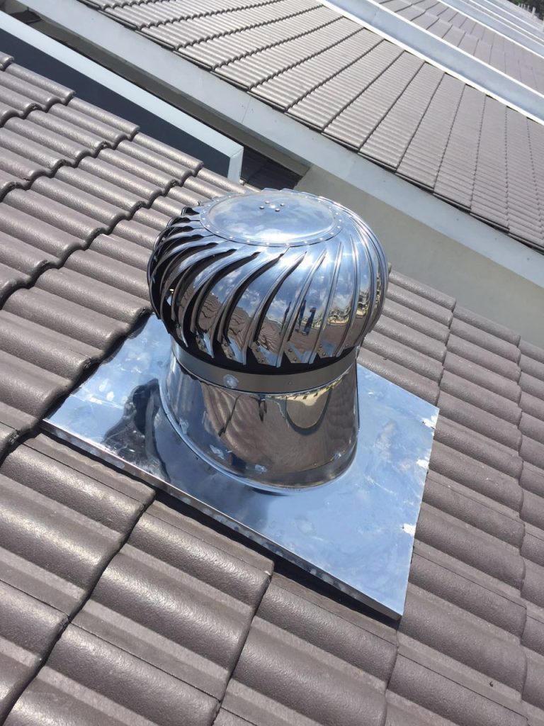 ecofan turbine ventilator on the roof