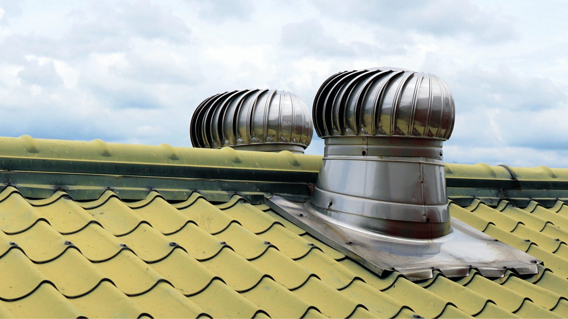 ecofan turbine ventilator on the roof